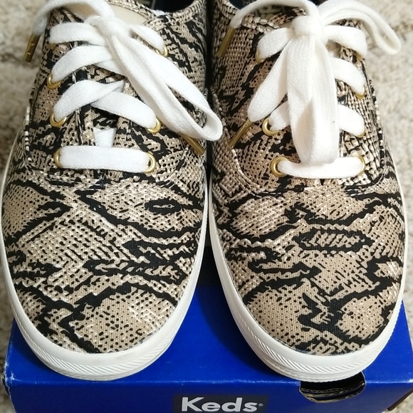 Keds Dream Foam snake cream/black sz 5.5 - Picture 3 of 8